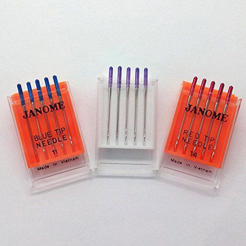 Mechanical Workshop Tools And Equipment - Janome 재봉틀 파란색 팁 바늘 크기