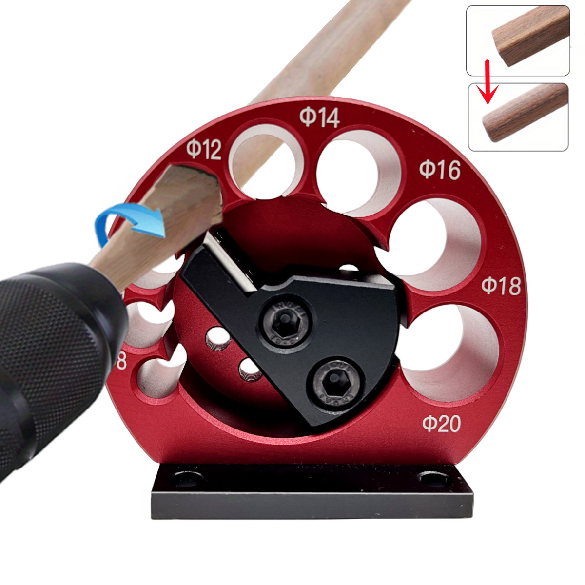 Dowel Jig Kit - 조정 가능한 다월 메이커 지그, 8