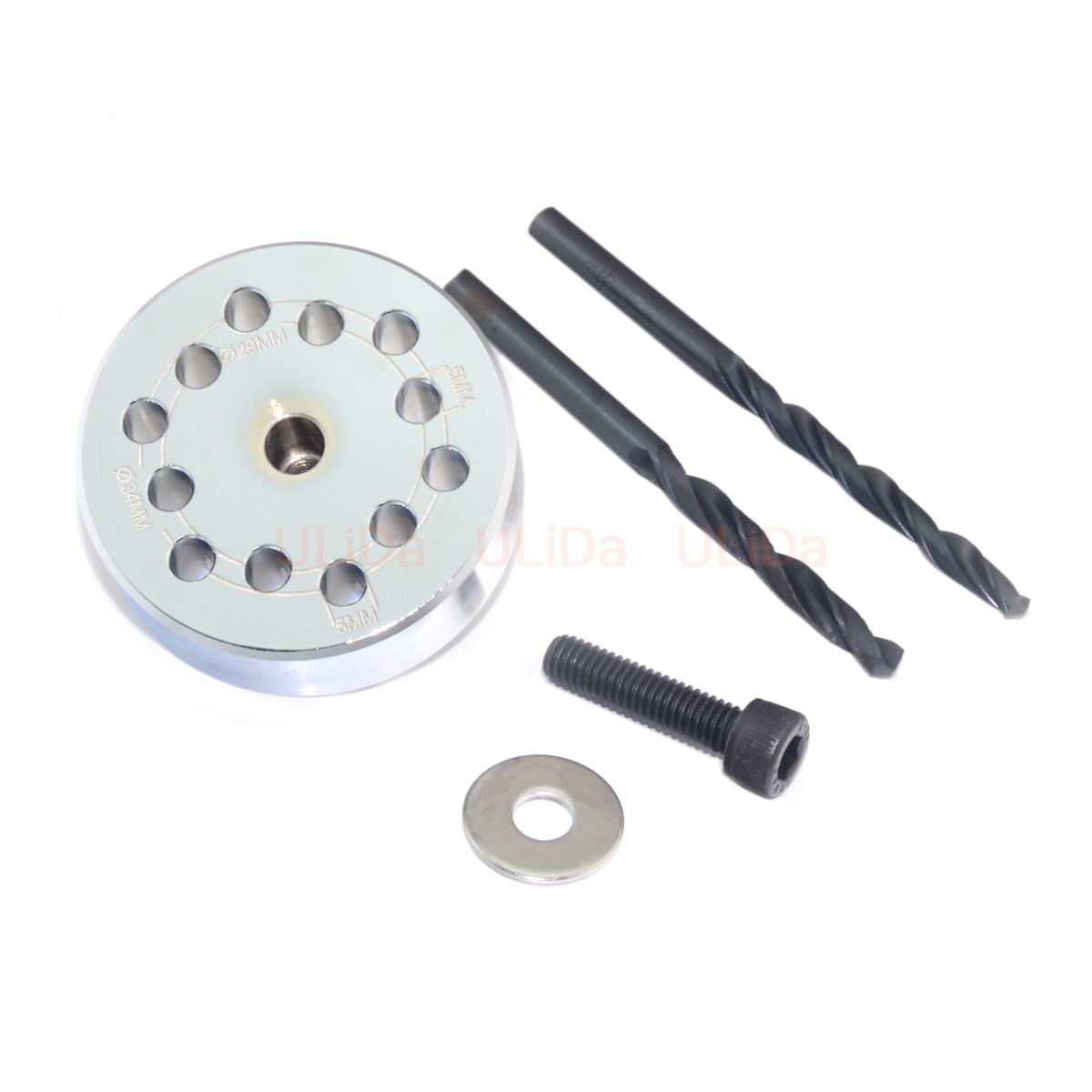 Dowel Jig Kit - 목재 프로펠러 드릴링 지그 가이드, DLE85