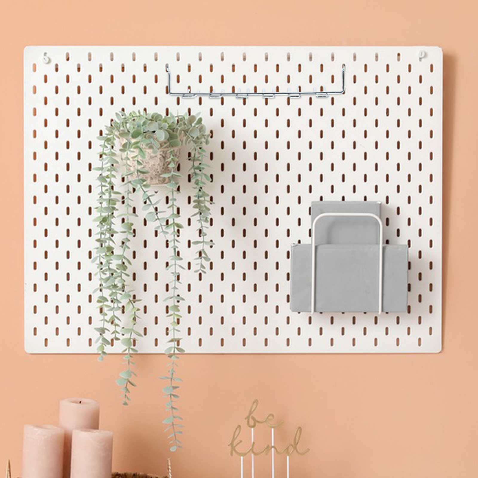 Workshop Tools Wall - 2개 다용도 철제 페그보드 공구 걸이