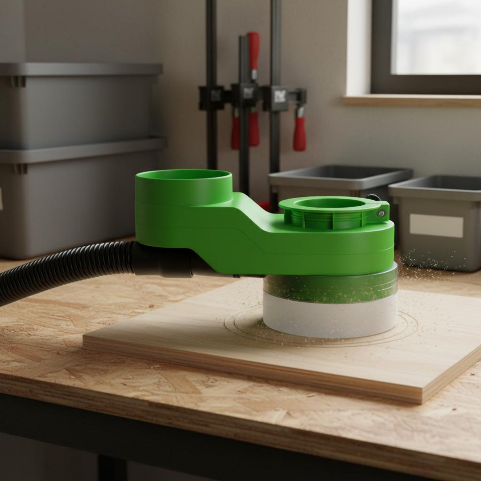 스핀들 먼지 커버, CNC 먼지 후드, 조각기 흡입 커 - Tools For Woodworking Workshop 리뷰 및 가격