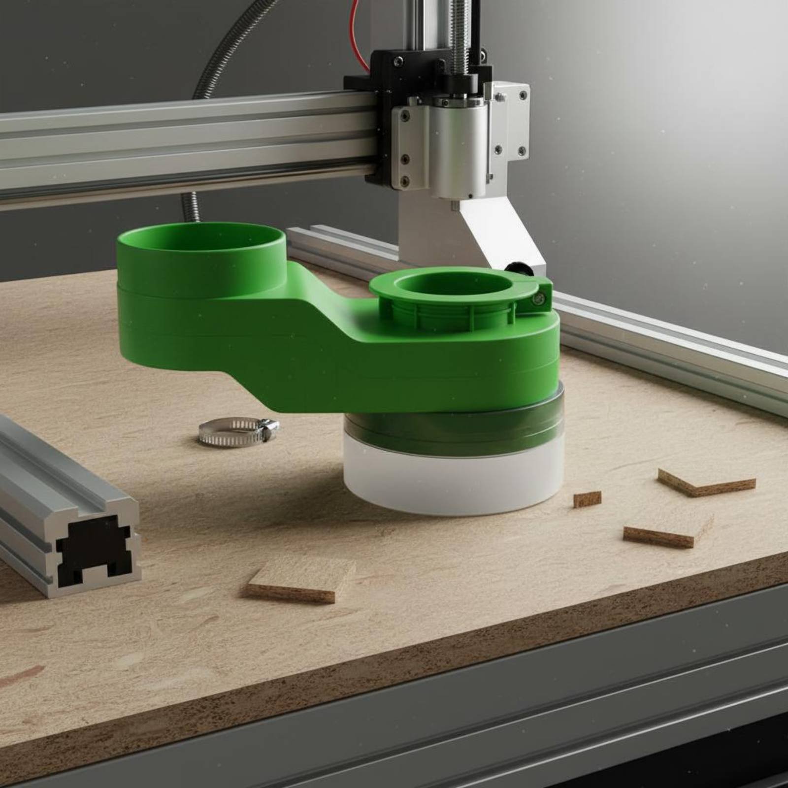 스핀들 먼지 커버, CNC 먼지 후드, 조각기 흡입 커 - Tools For Woodworking Workshop 리뷰 및 가격