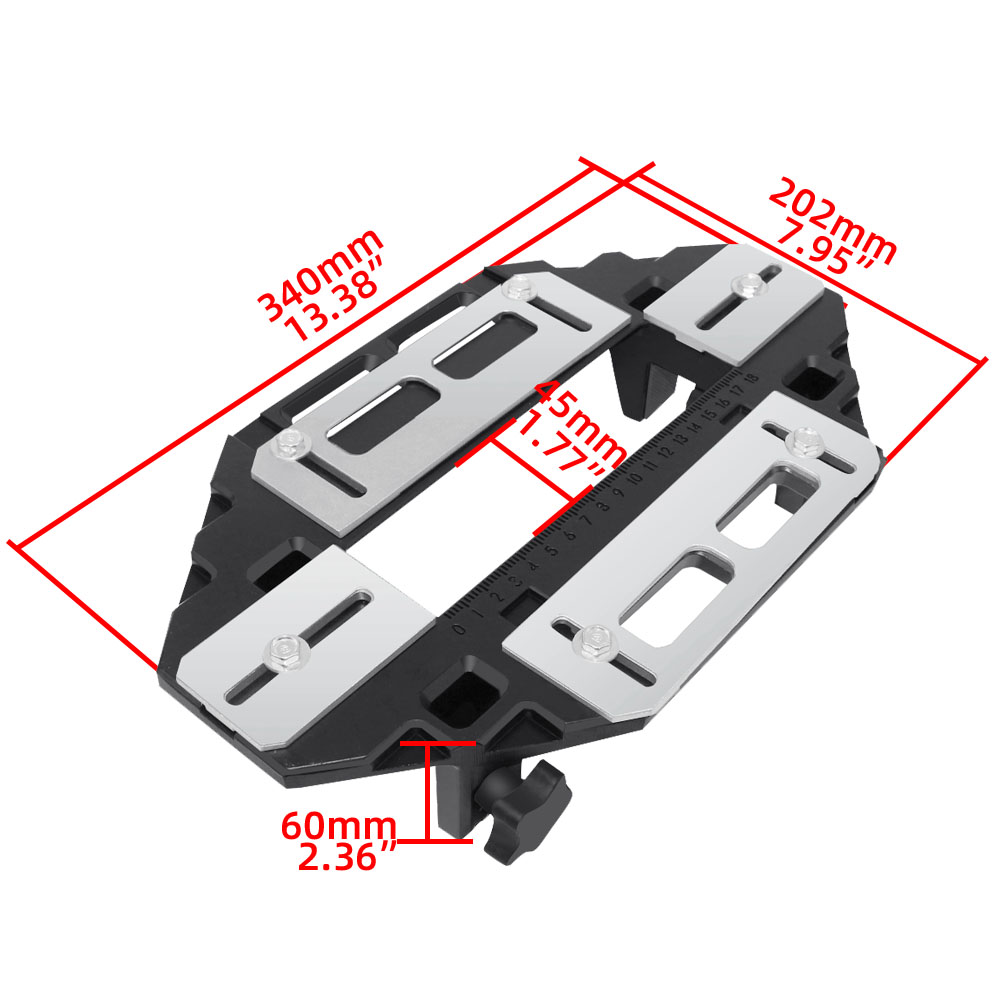 라우터 비트가있는 새로운 목공 슬롯 로케이터 알루미늄  - Dowel Jig Kit 리뷰 및 가격