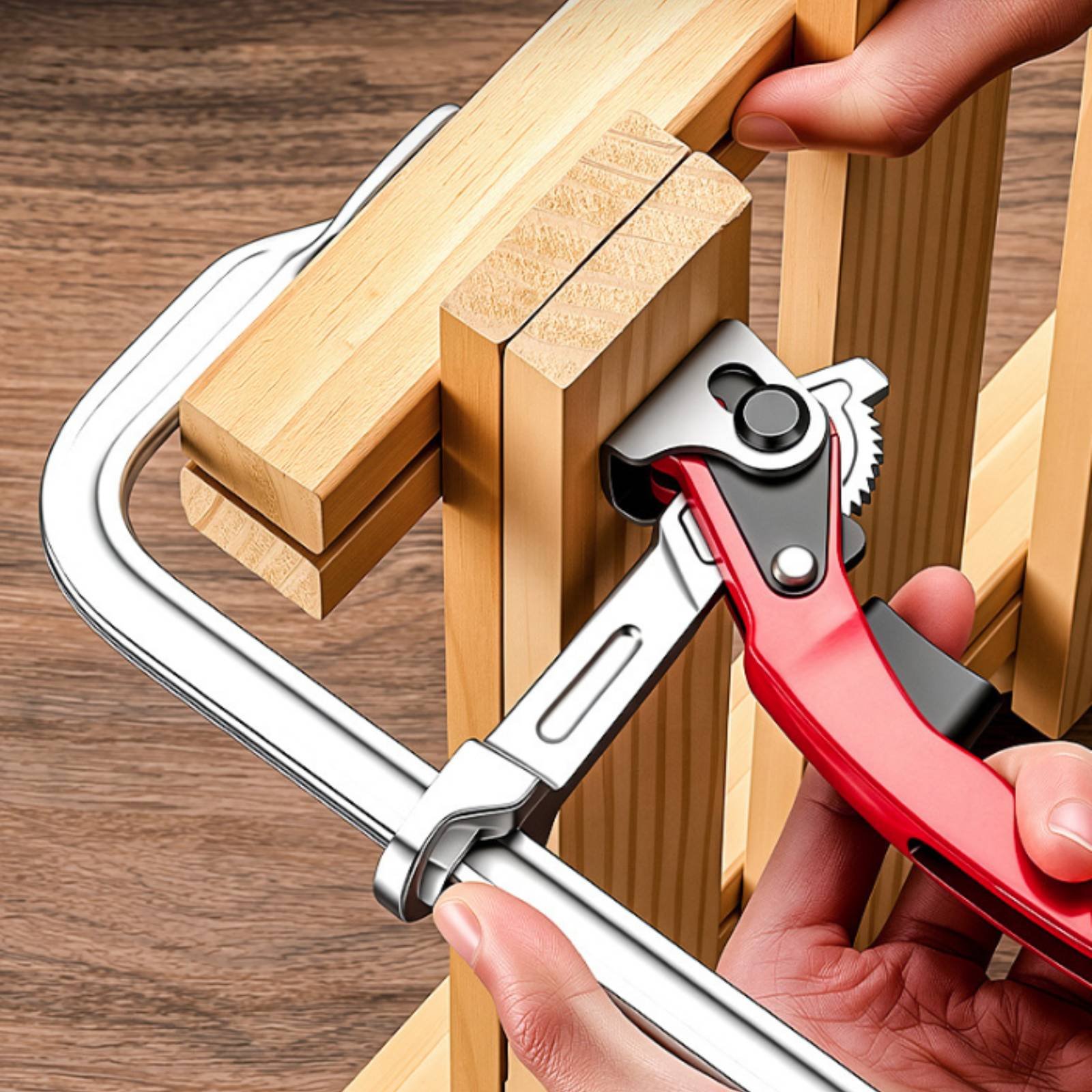 2개의 래칫 F 클램프, 산업용 목공 클램프, 두꺼운  - Tools For Woodworking Workshop 리뷰 및 가격