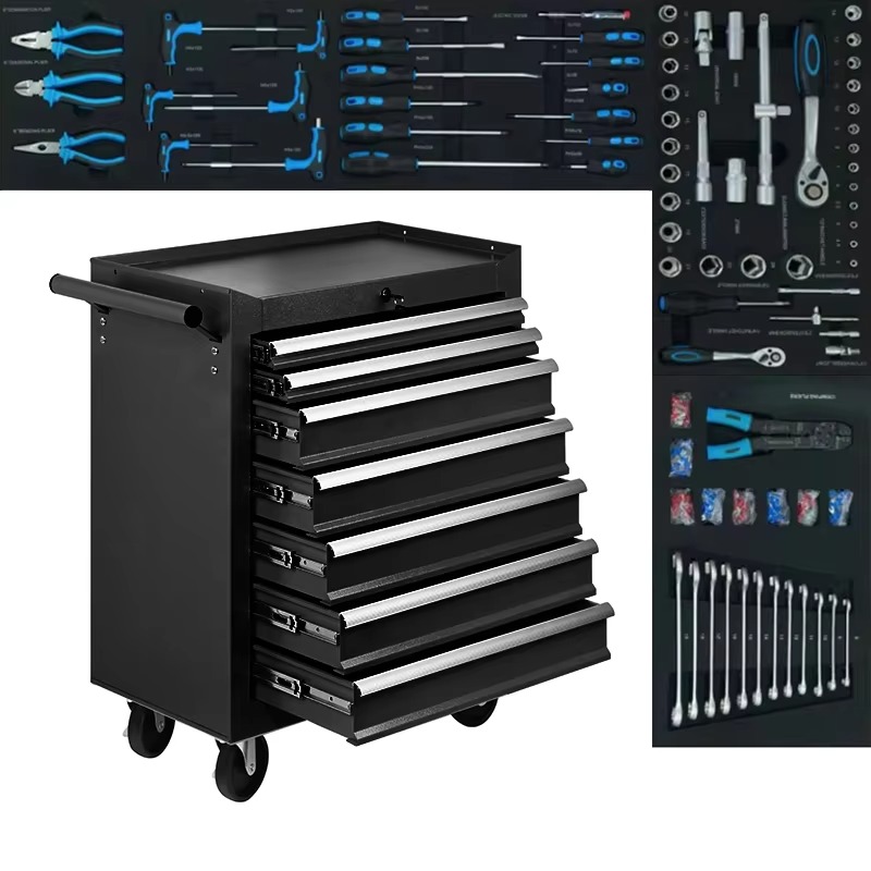 중국 제조업체 7단 서랍형 이동식 공구 캐비닛, 헤비  - Workshop Garage Tools Manufacturer 리뷰 및 가격