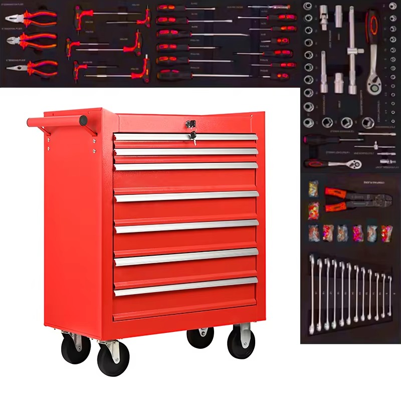 중국 제조업체 7단 서랍형 이동식 공구 캐비닛, 헤비  - Workshop Garage Tools Manufacturer 리뷰 및 가격