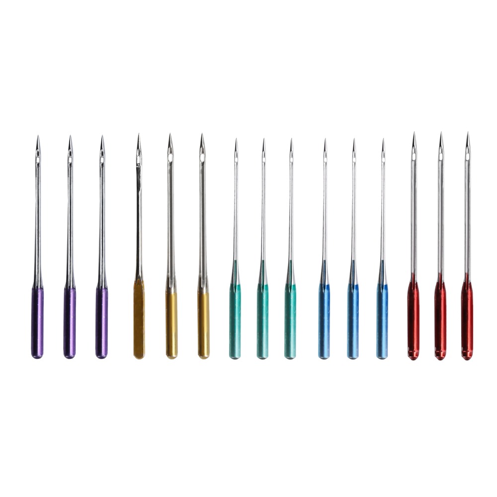 15pcs 안티 점핑 재봉틀 바늘 날카로운 팁 일반 포 - Mechanical Workshop Tools And Equipment 리뷰 및 가격