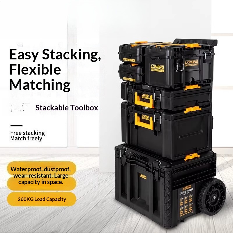 공구함 적층형 헤비듀티 잠금장치가 있는 금속 공구함 휴 - Workshop Garage Tools Manufacturer 리뷰 및 가격