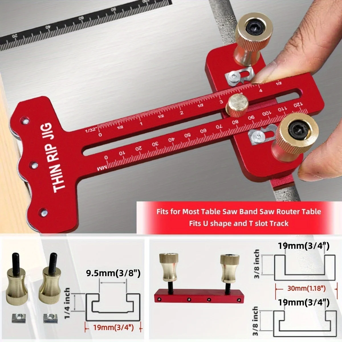 얇은 리프 테이블쏘 지그, 반복적인 좁은 스트립 절단을 - Dowel Jig Kit 리뷰 및 가격