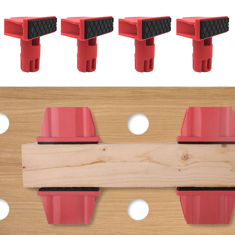 4Pcs 플라스틱 벤치 개, 클램프 작업대 용 실리콘  - Tools For Woodworking Workshop 리뷰 및 가격