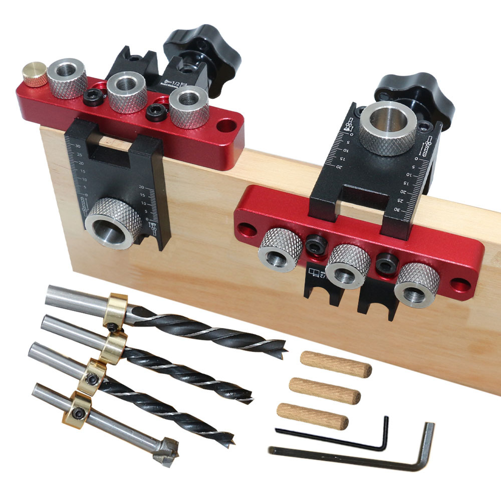 3 in 1 만능 다웰 및 포켓홀 지그 조절식 목재 구 - Dowel Jig Kit 리뷰 및 가격