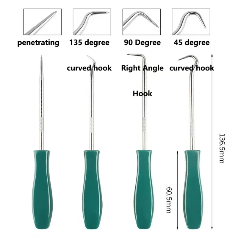 4Pcs 135mm 오일 씰 픽업 후크 스크루 드라이버 - Tools In Mechanic Workshop 리뷰 및 가격