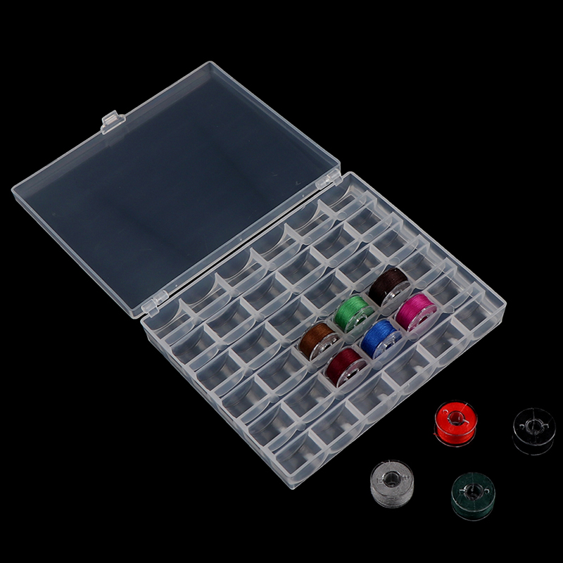 1pc 36 스풀 빈 보빈 보관 상자 재봉 액세서리 도 - Mechanical Workshop Tools And Equipment 리뷰 및 가격