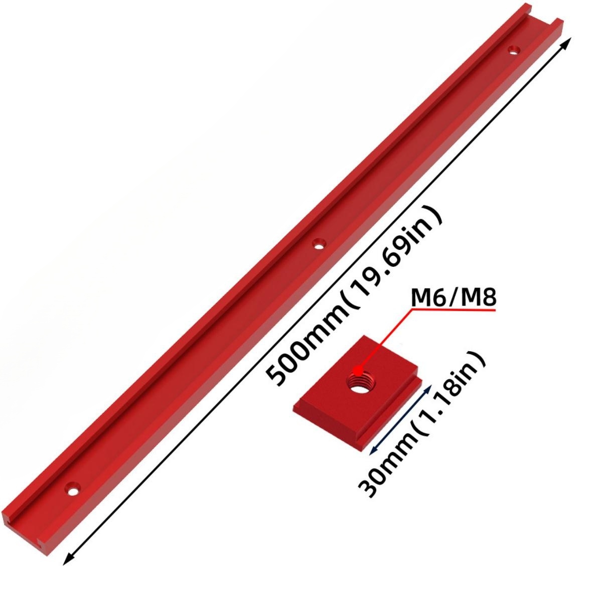 T30 트랙 50cm 알루미늄 T-슬라이더 T 슬롯 마 - Dowel Jig Kit 리뷰 및 가격