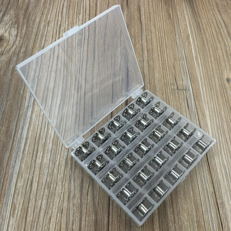 25 개/대 빈 보빈 재봉틀 스레드 보관 케이스 재봉  - Mechanical Workshop Tools And Equipment 리뷰 및 가격