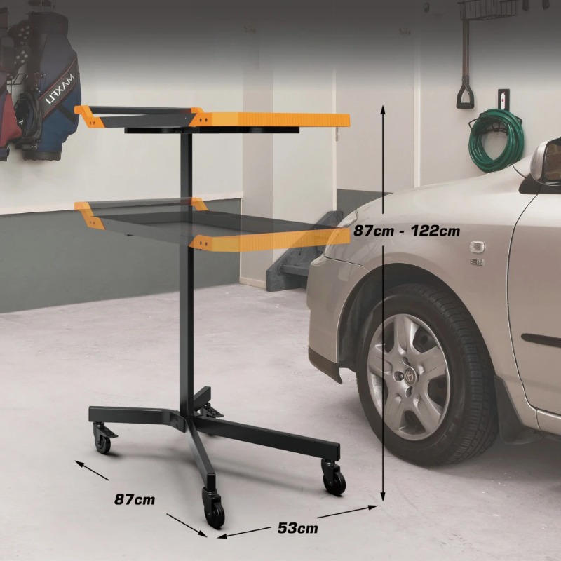 높이 조절 가능한 이동식 작업대(바퀴 포함), 휴대용  - Workshop Garage Tools Manufacturer 리뷰 및 가격