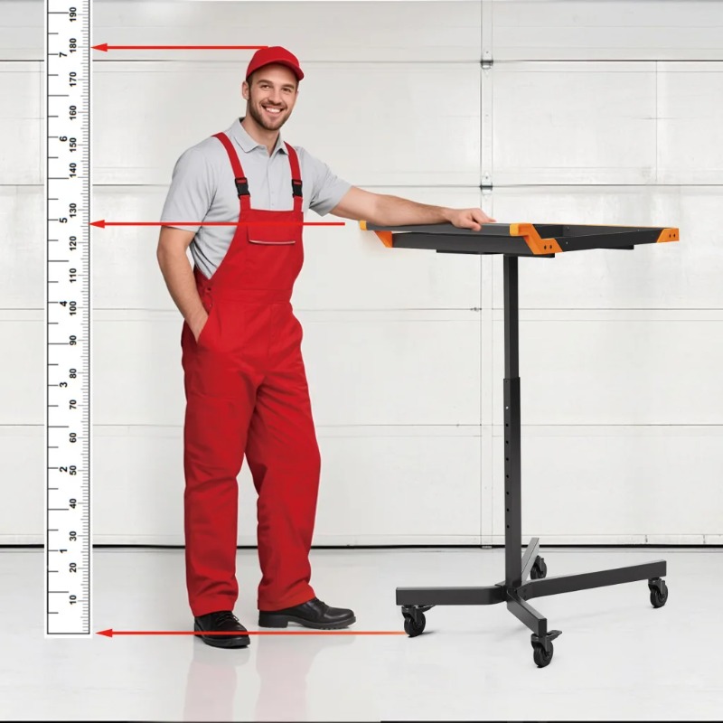 높이 조절 가능한 이동식 작업대(바퀴 포함), 휴대용  - Workshop Garage Tools Manufacturer 리뷰 및 가격