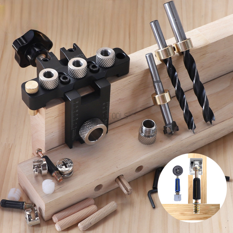 3 in 1 조절식 다웰링 지그 8/10/15MM 다웰 - Dowel Jig Kit 리뷰 및 가격